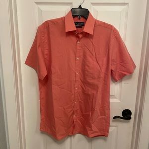 Per L'Uomo Armand Thiery mens coral button down shirt